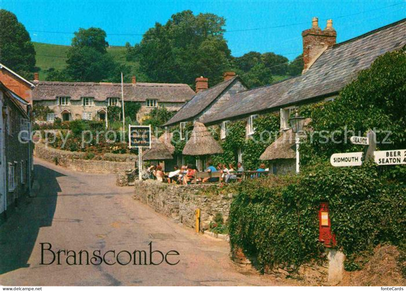 72749486 Branscombe Devon Village Branscombe Devon - Andere & Zonder Classificatie