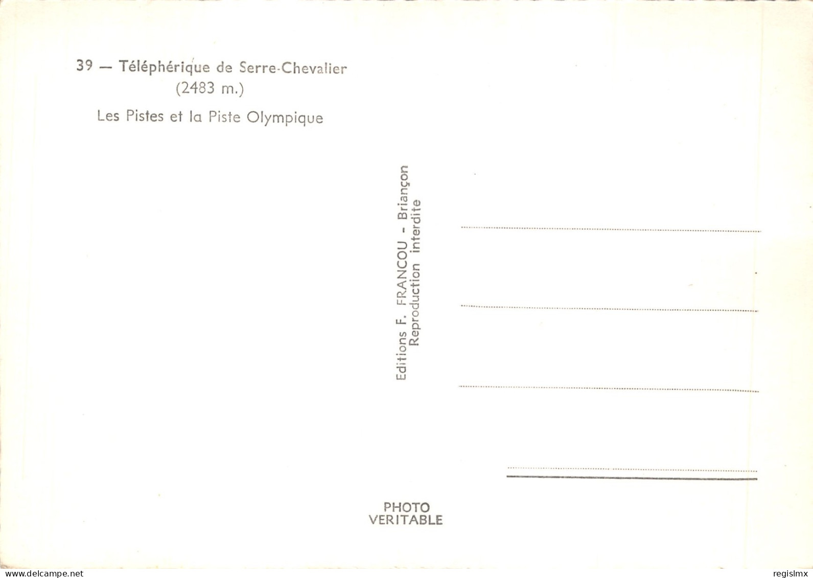 05-SERRE CHEVALIER-TELEPHERIQUE-N°T549-C/0147 - Serre Chevalier