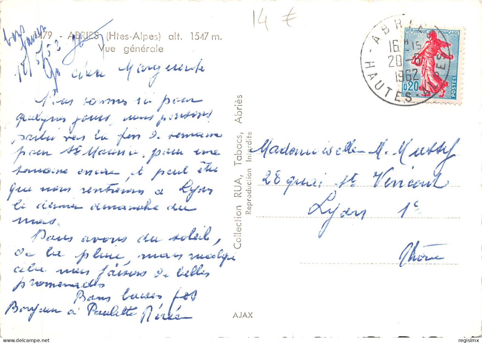 05-ABRIES-N°T549-B/0225 - Autres & Non Classés