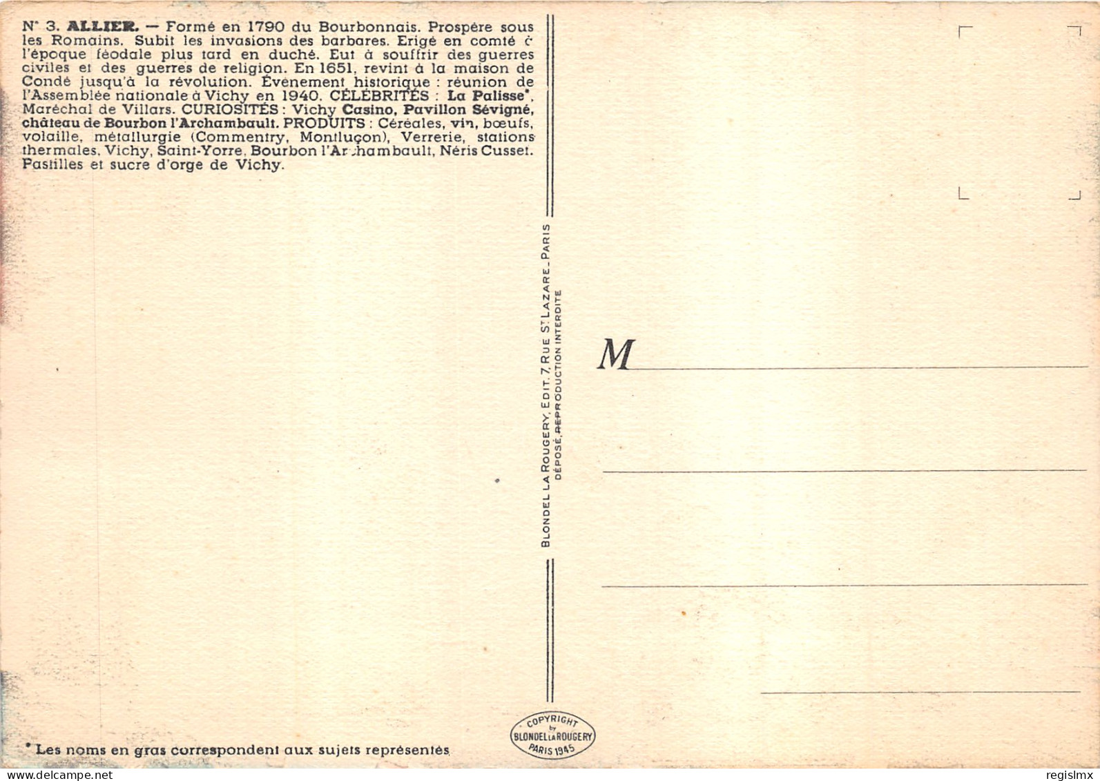 03-PANORAMA DE L ALLIER-N°T549-B/0091 - Other & Unclassified