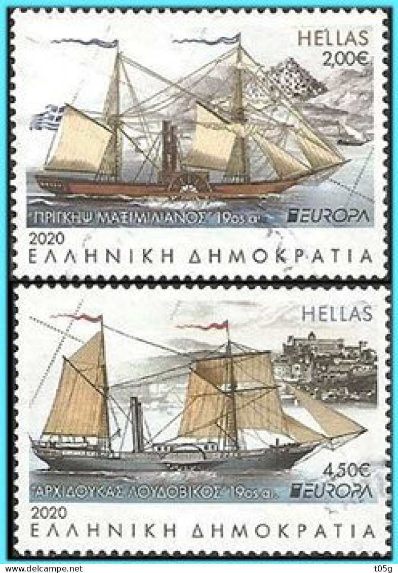 GREECE- GRECE- HELLAS 08-05- 2020:  Europa CERT - complet Set Used - Ongebruikt