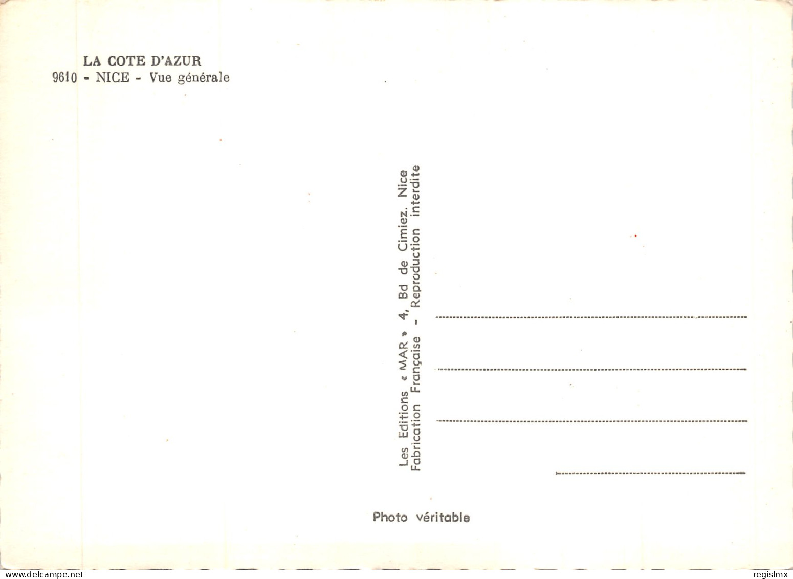 06-NICE-N°T549-C/0363 - Other & Unclassified