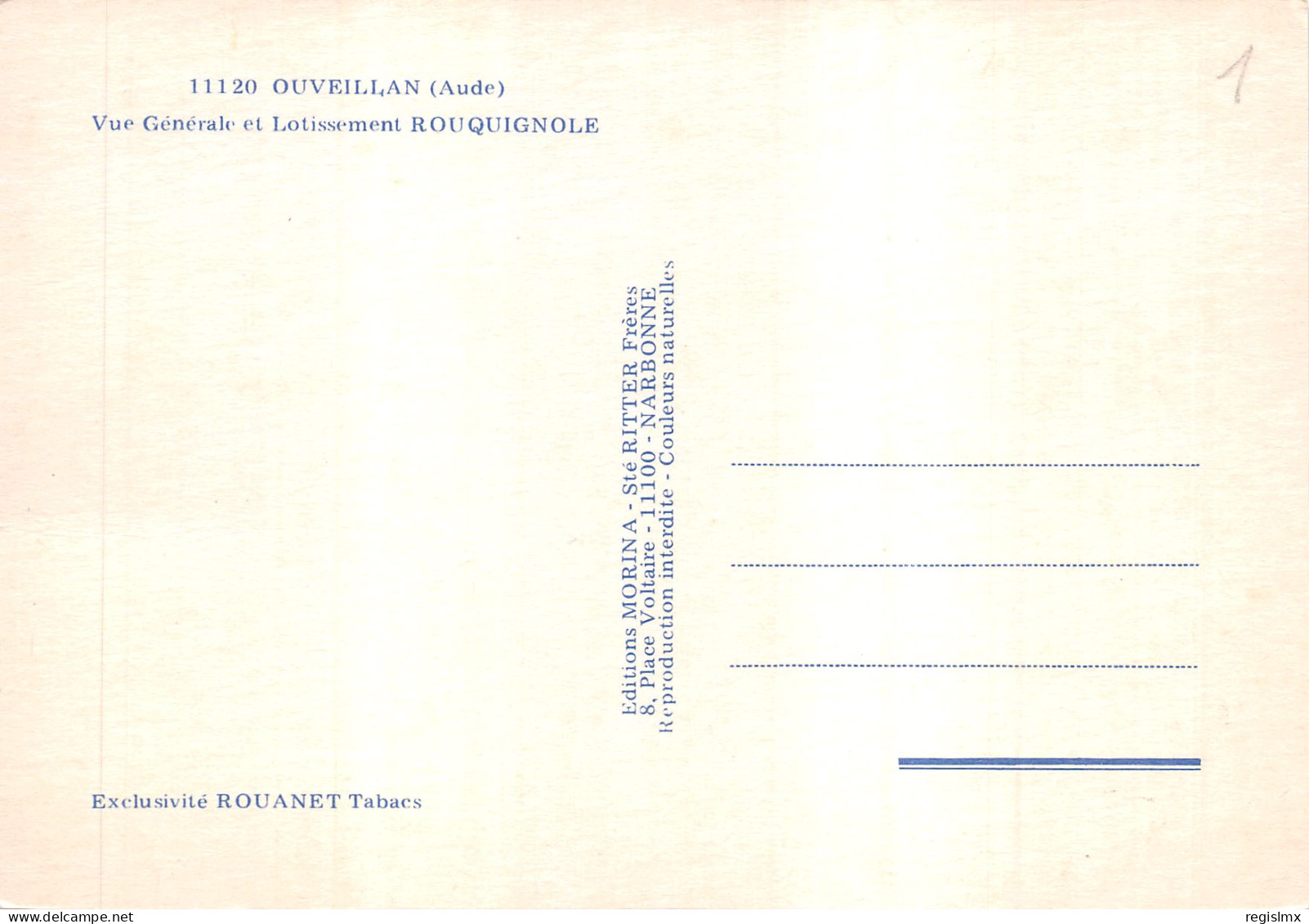 11-OUVEILLAN-N°T550-D/0187 - Other & Unclassified