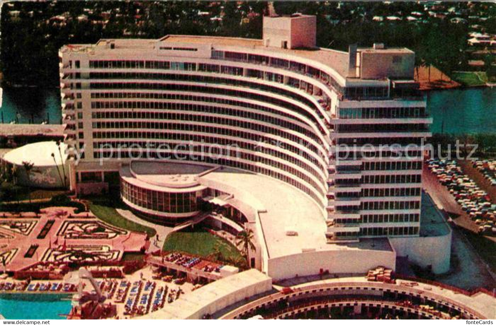 72747990 Miami_Beach Fountainbleau Hotel On The Ocean Aerial View - Autres & Non Classés