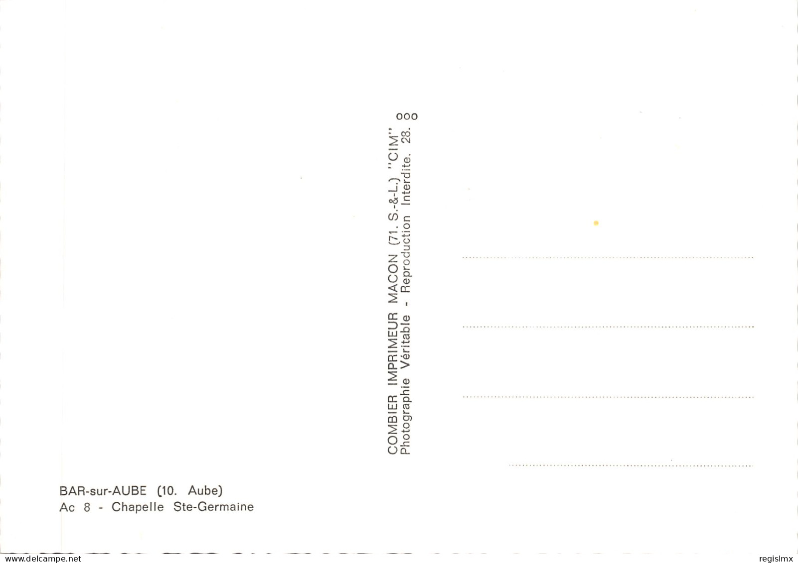 10-BAR SUR AUBE-N°T550-D/0071 - Bar-sur-Aube