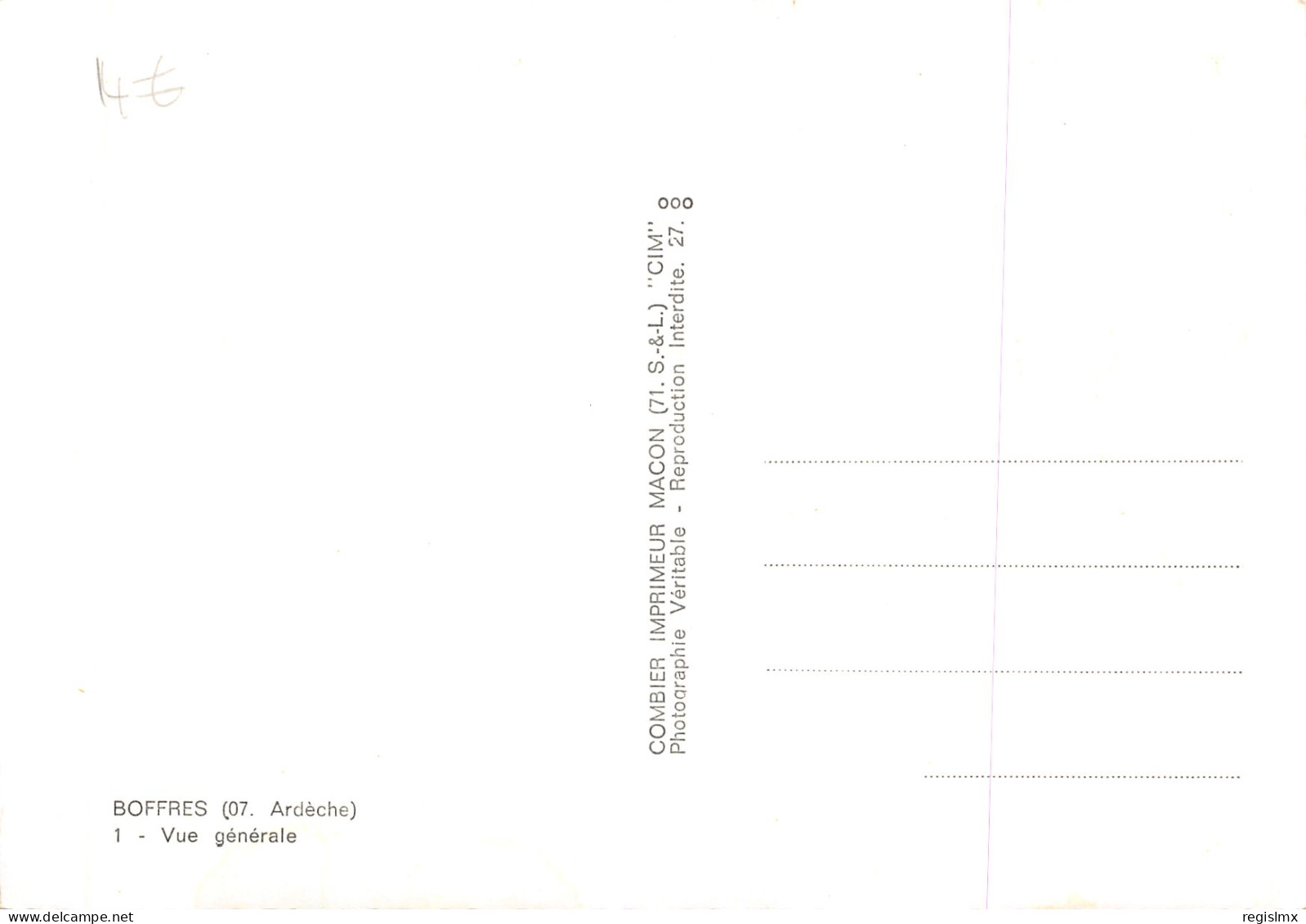 07-BOFFRES-N°T550-B/0369 - Autres & Non Classés