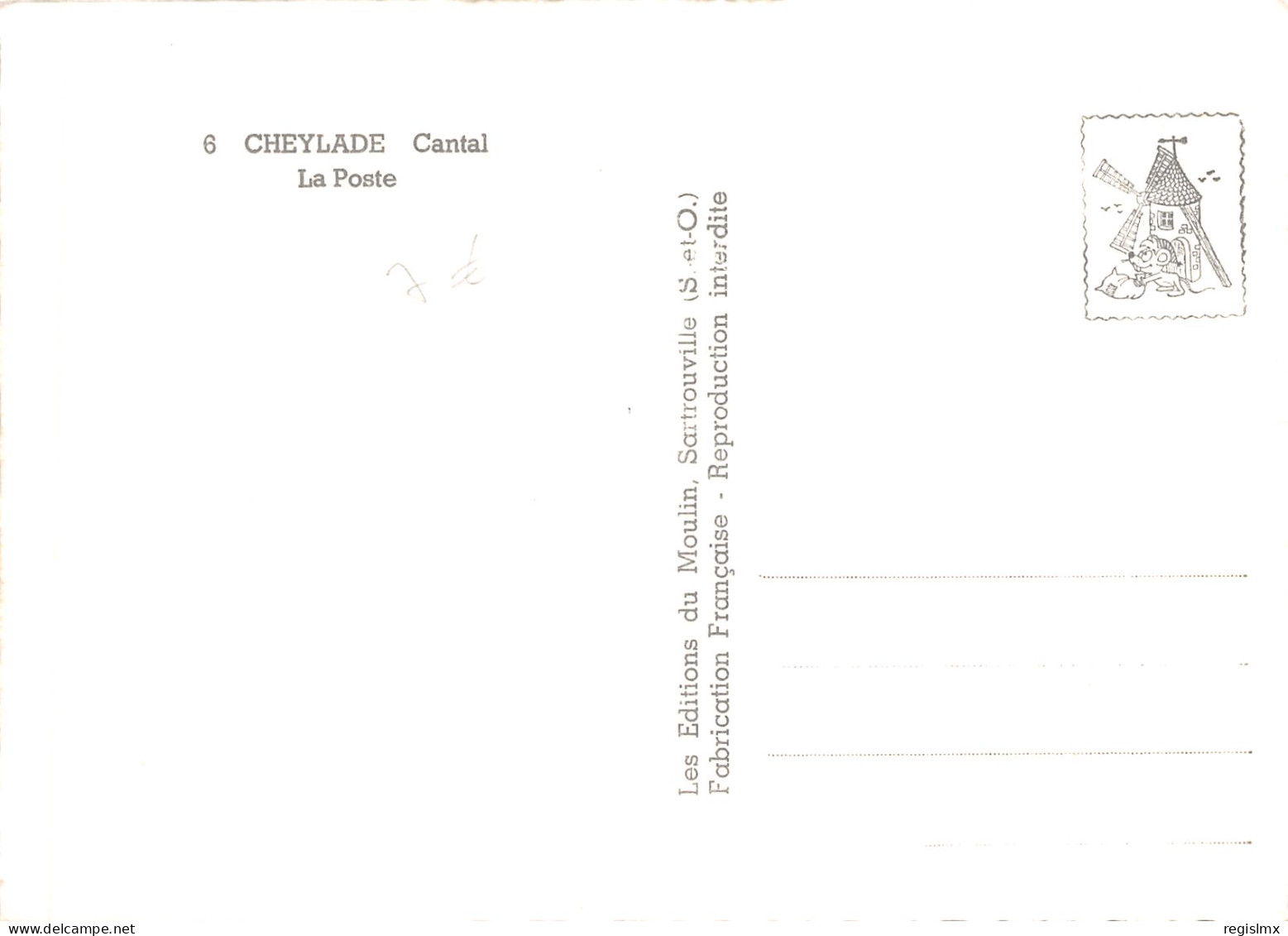 15-CHEYLADE-LA POSTE-ATTELAGE-N°T551-C/0131 - Other & Unclassified