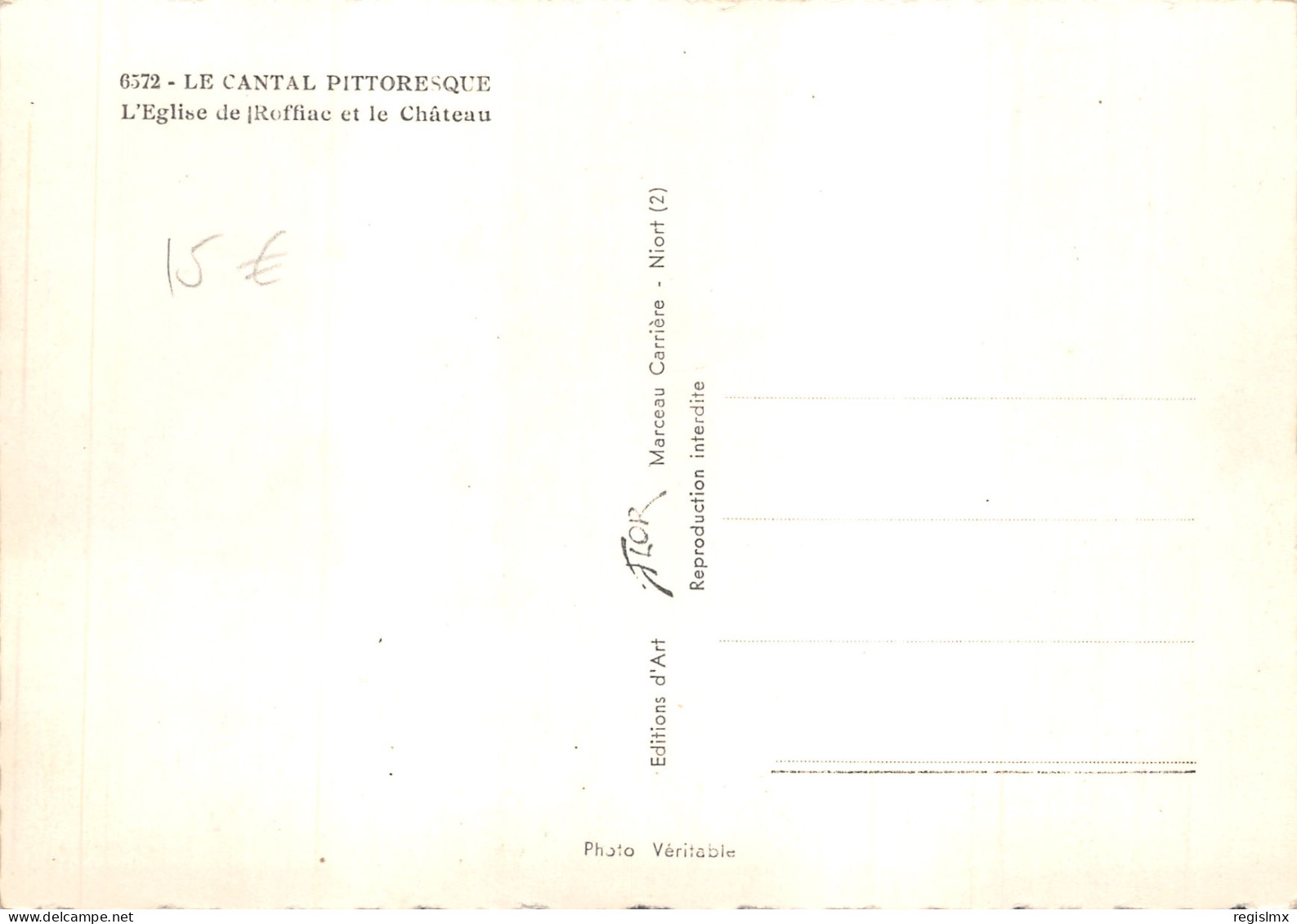 15-ROFFIAC-N°T551-C/0105 - Autres & Non Classés