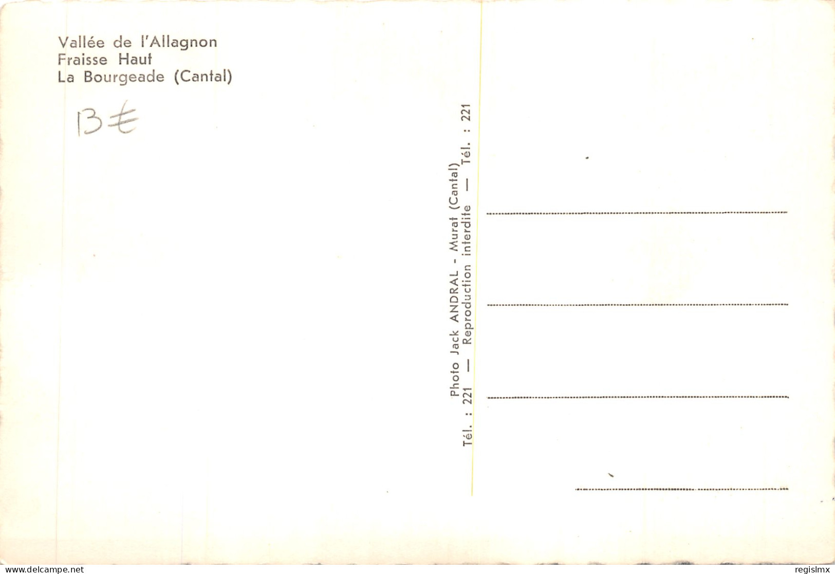 15-LA BOURGEADE-N°T551-B/0353 - Altri & Non Classificati