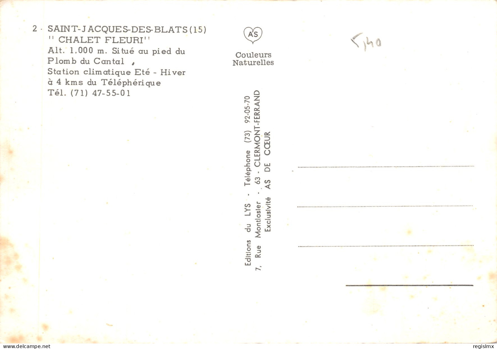 15-SAINT JACQUES DES BLATS-N°T551-B/0271 - Other & Unclassified