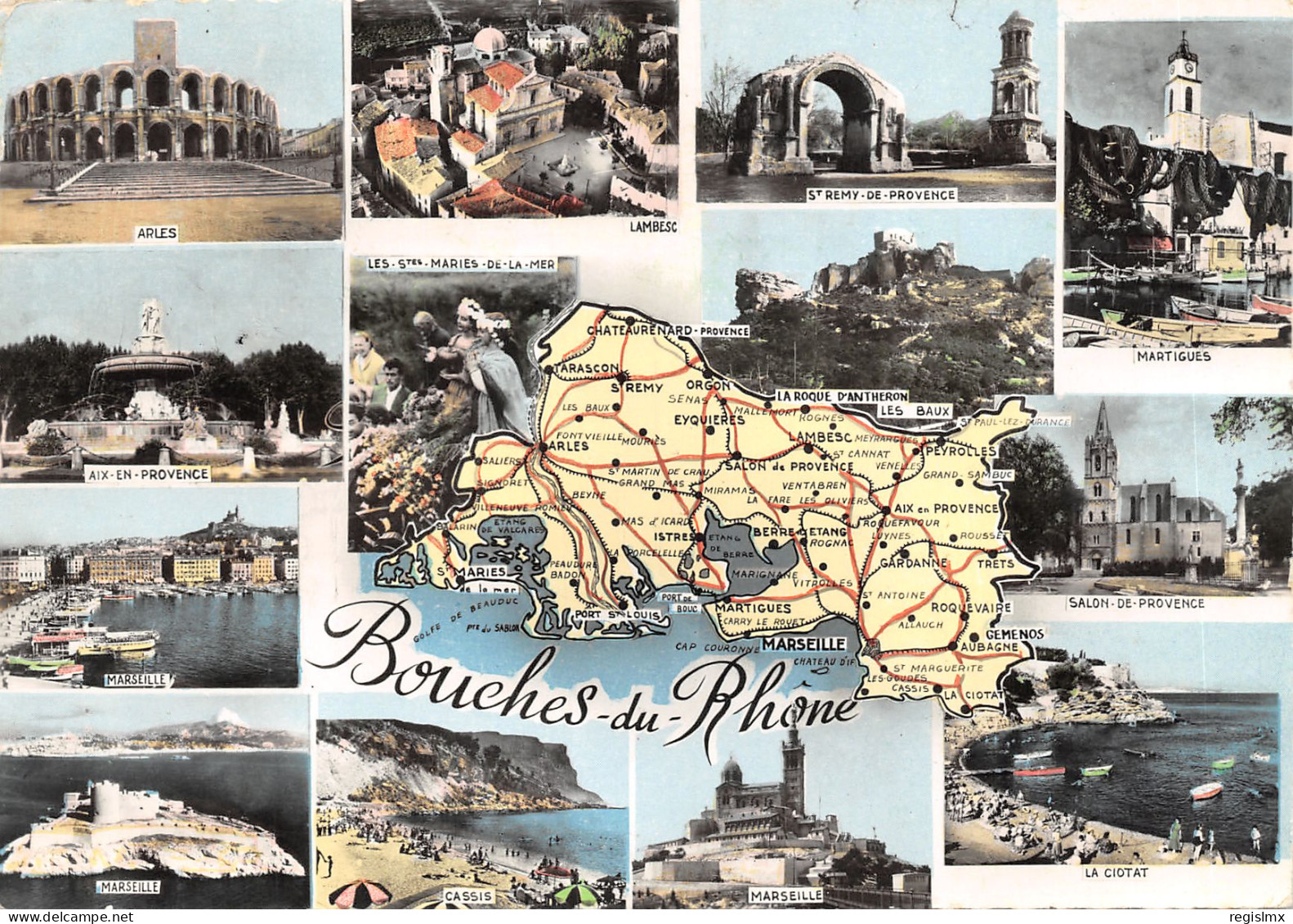 13-PANORAMA DES BOUCHES DU RHONE-N°T551-A/0159 - Autres & Non Classés