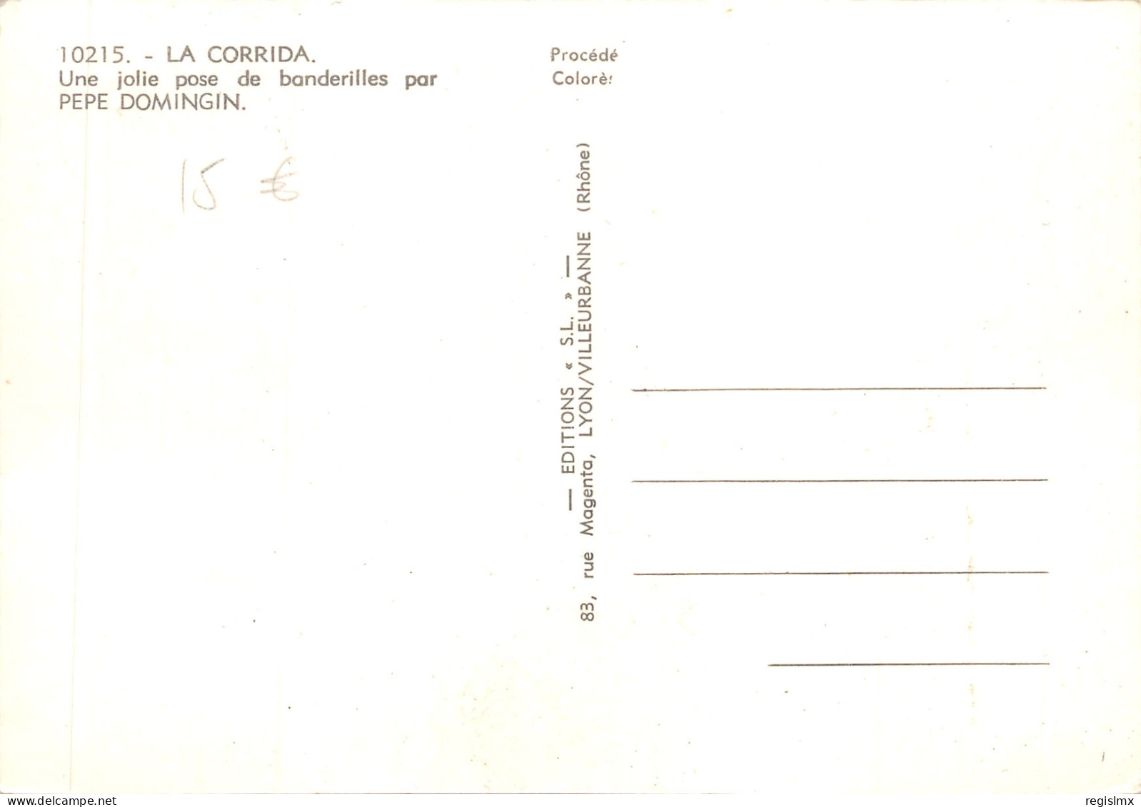13-SCENE DE CAMARGUE-LA CORRIDA-N°T551-A/0125 - Andere & Zonder Classificatie
