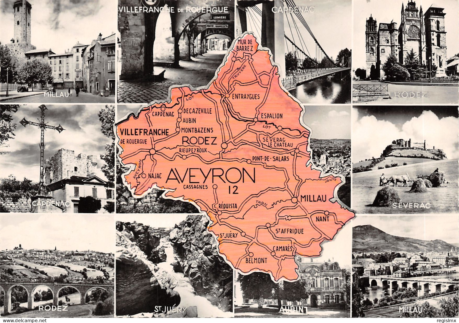 12-PANORAMA DE L AVEYRON-N°T551-A/0051 - Andere & Zonder Classificatie