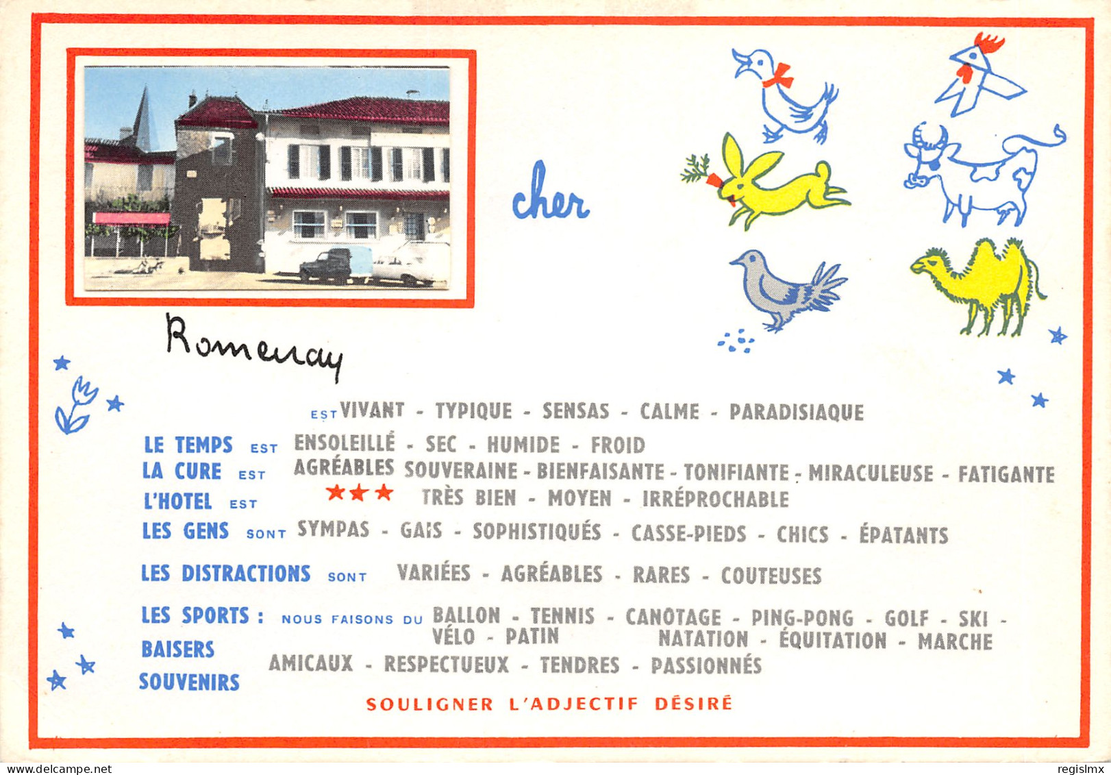 18-ROMERAY-N°T552-A/0065 - Autres & Non Classés