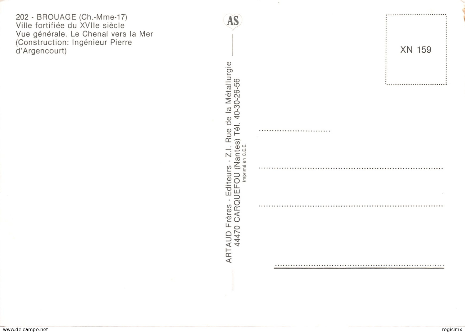 17-BROUAGE-N°T551-D/0291 - Other & Unclassified