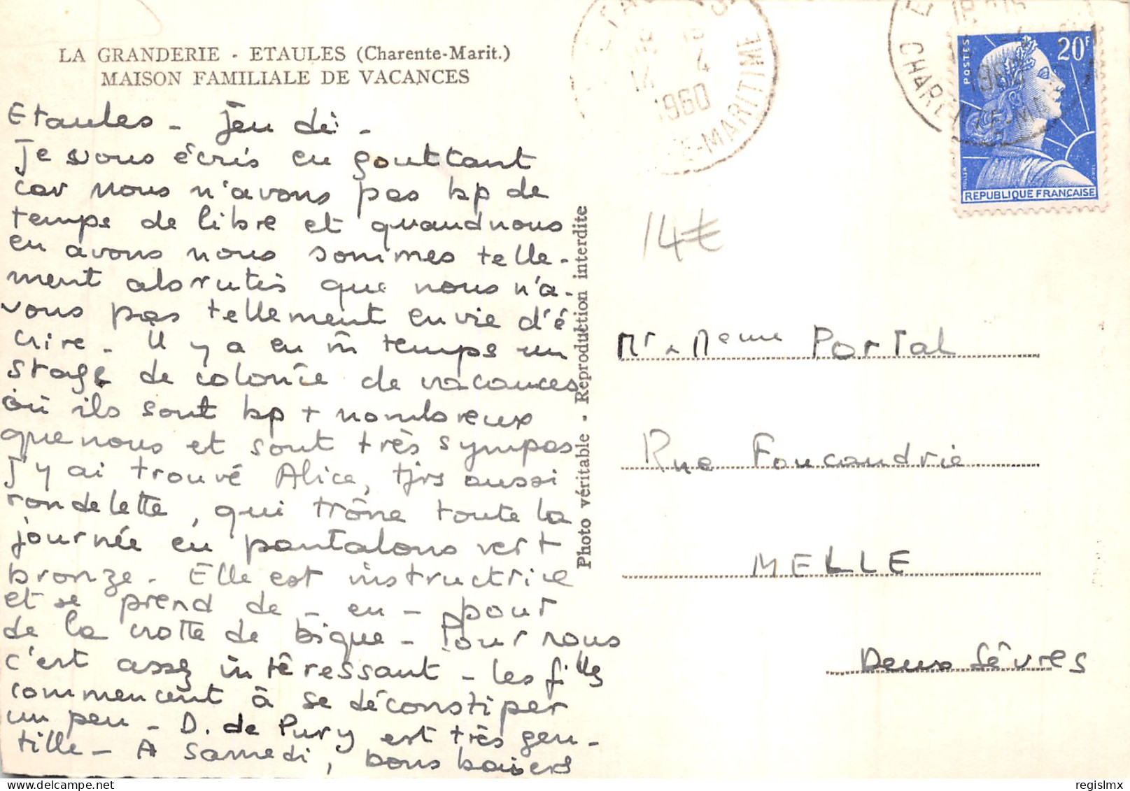 17-ETAULES-LA GRANDERIE-N°T551-D/0069 - Other & Unclassified