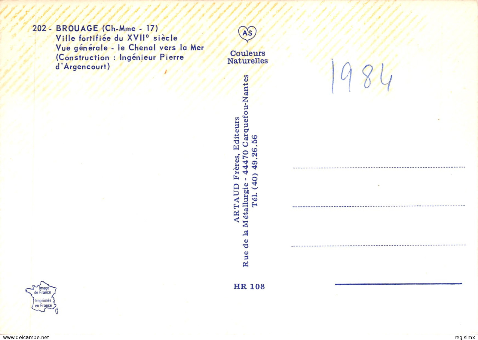 17-BROUAGE-N°T551-D/0013 - Other & Unclassified