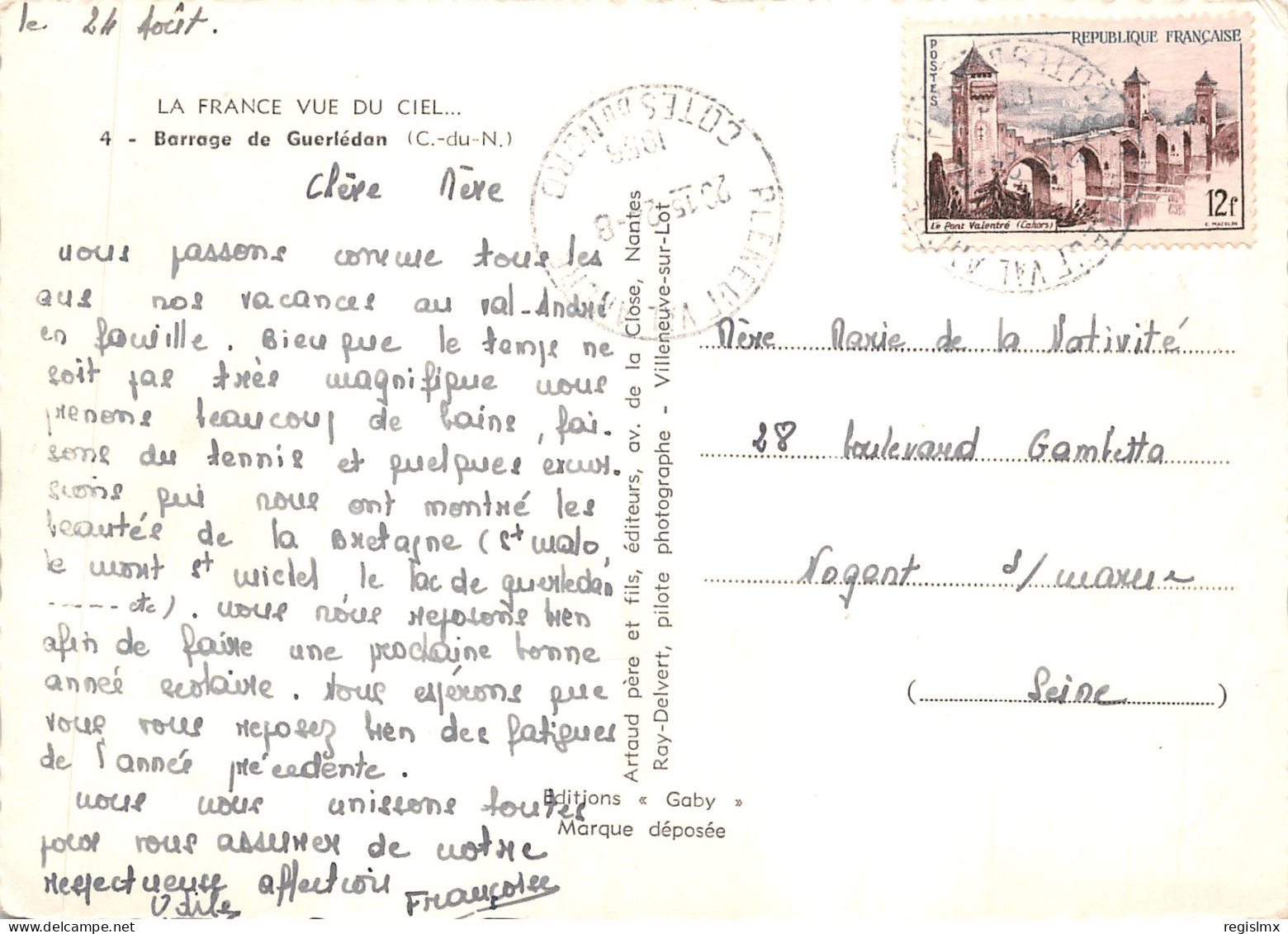 22-GUERLEDAN-LE BARRAGE-N°T552-D/0299 - Other & Unclassified