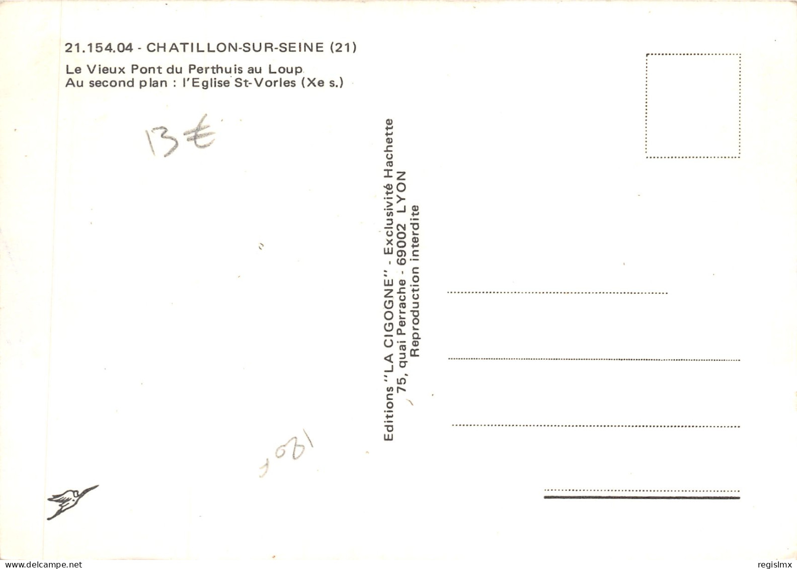 21-CHATILLON SUR SEINE-N°T552-C/0189 - Chatillon Sur Seine