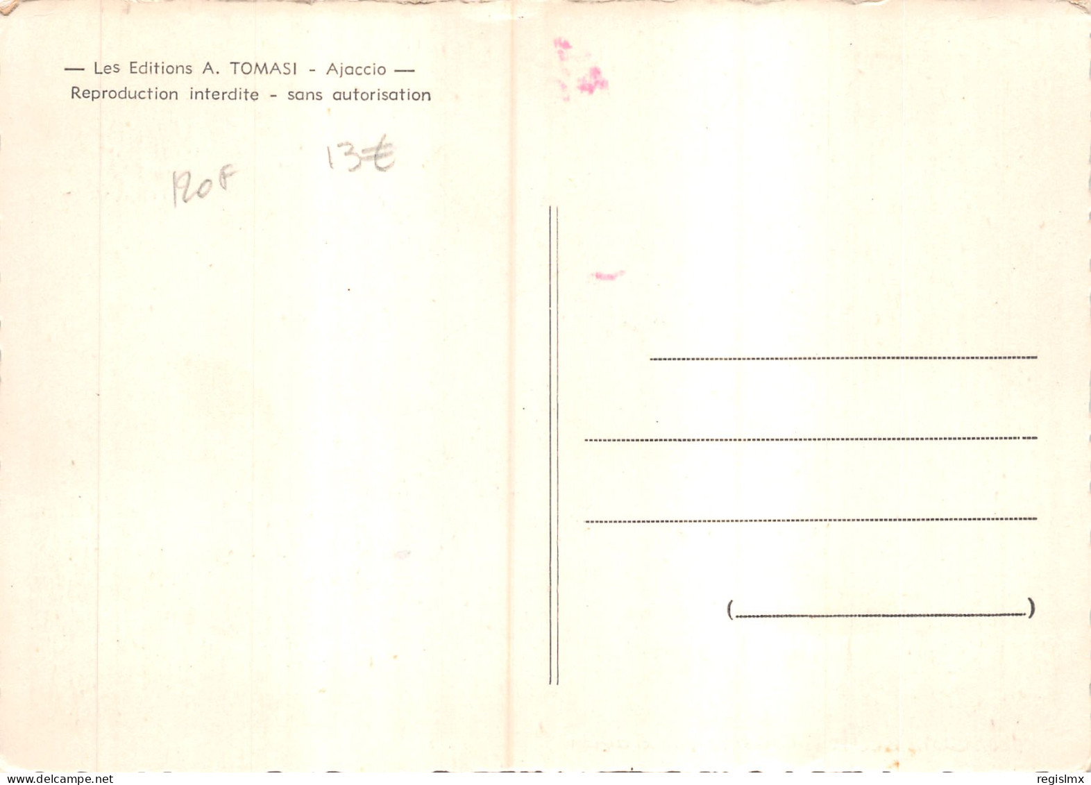 20-ILE ROUSSE-N°T552-B/0343 - Other & Unclassified