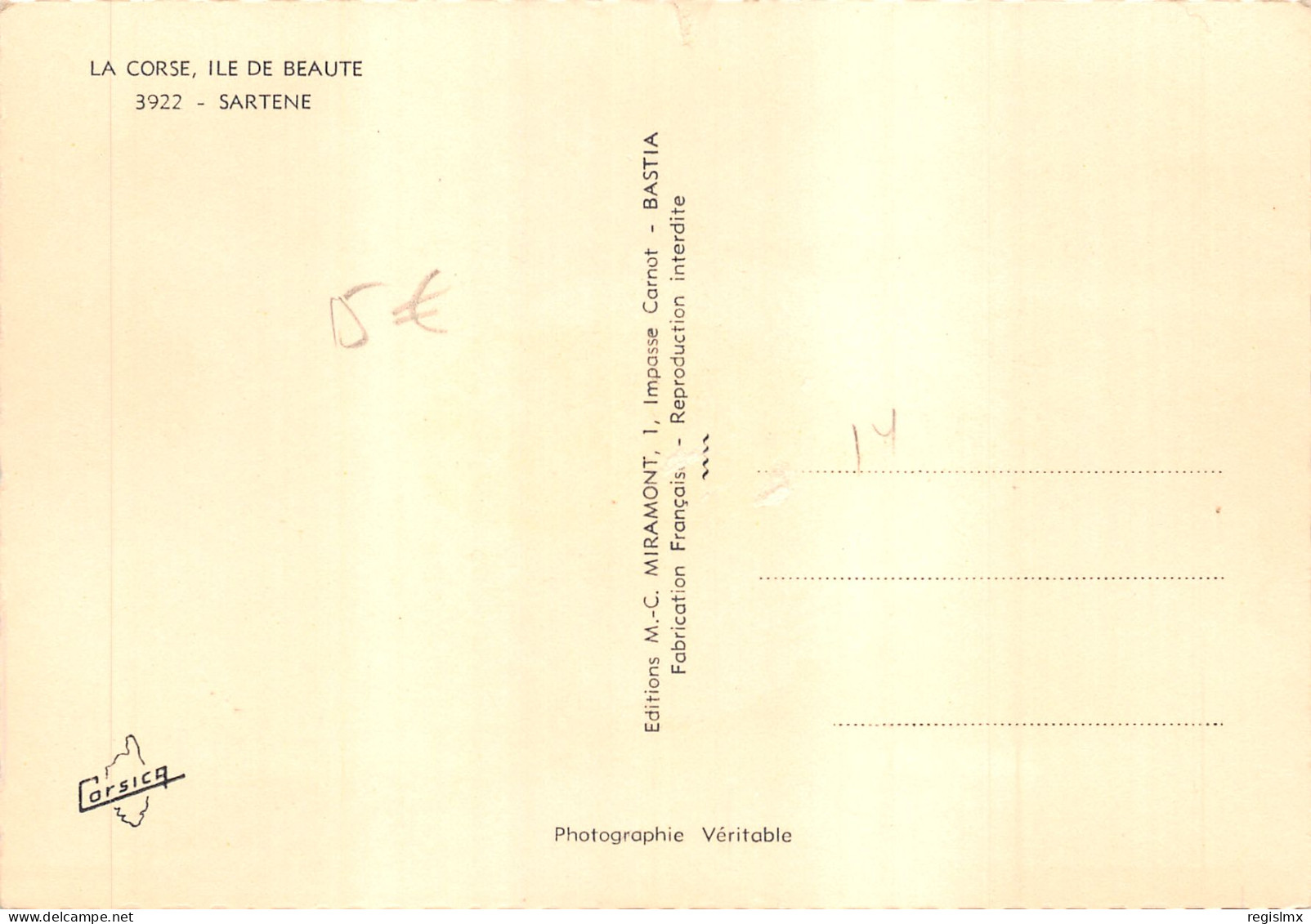 20-SARTENE-N°T552-B/0179 - Sartene