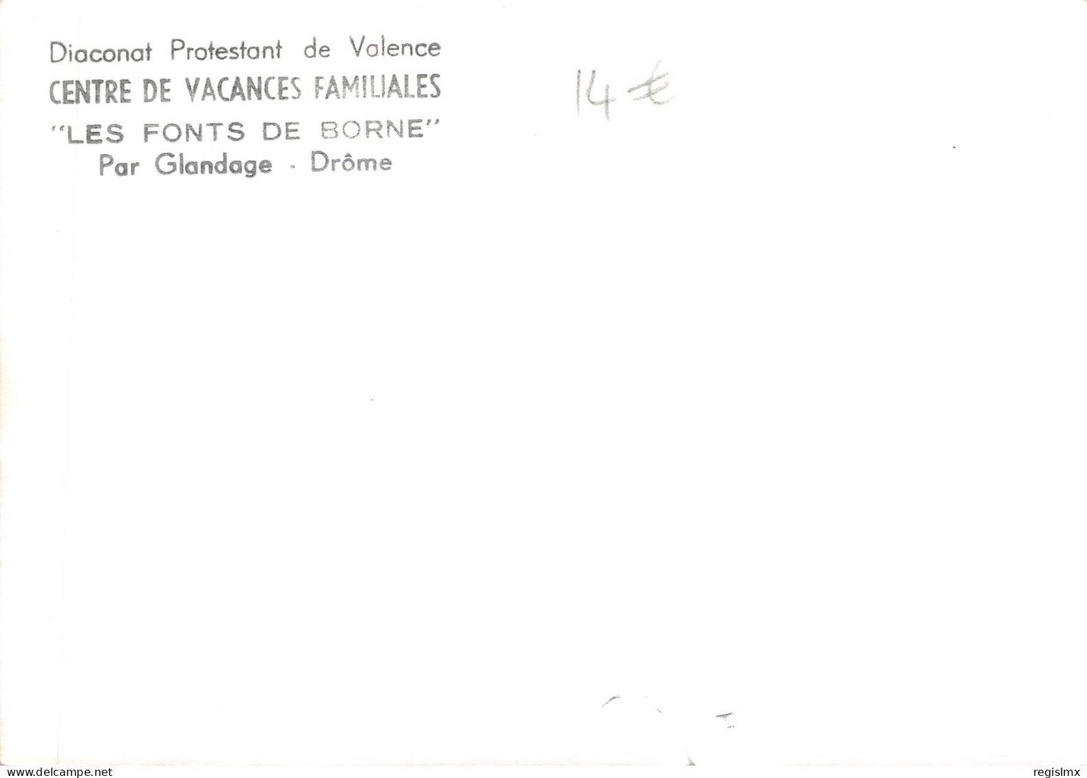 26-GLANDAGE-CENTRE DE VACANCES FAMILIALES-N°T553-C/0041 - Other & Unclassified