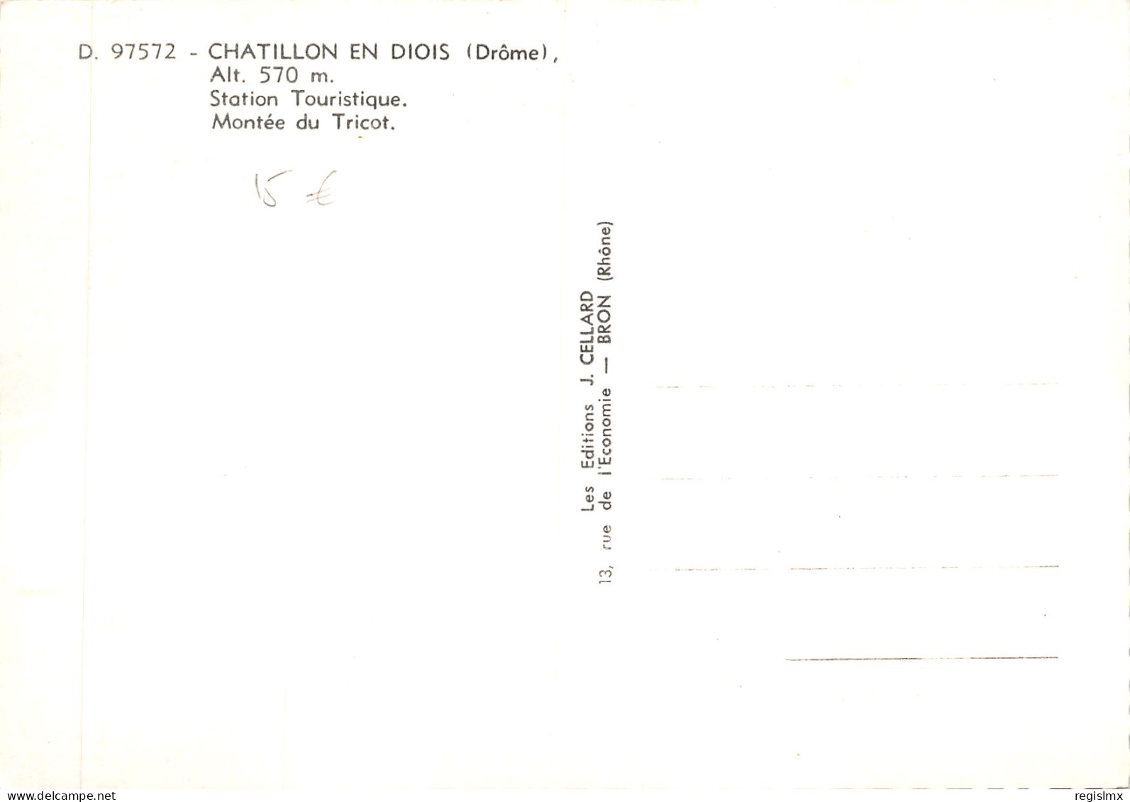 26-CHATILLON EN DIOIS-N°T553-B/0365 - Châtillon-en-Diois