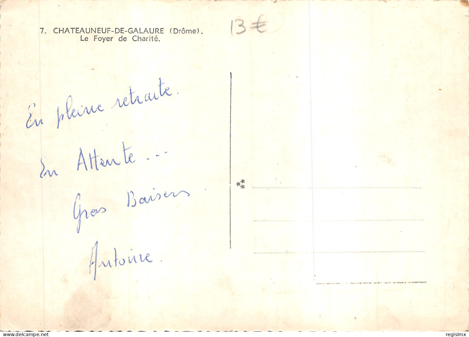 26-CHATEAUNEUF DE GALAURE-N°T553-B/0335 - Other & Unclassified