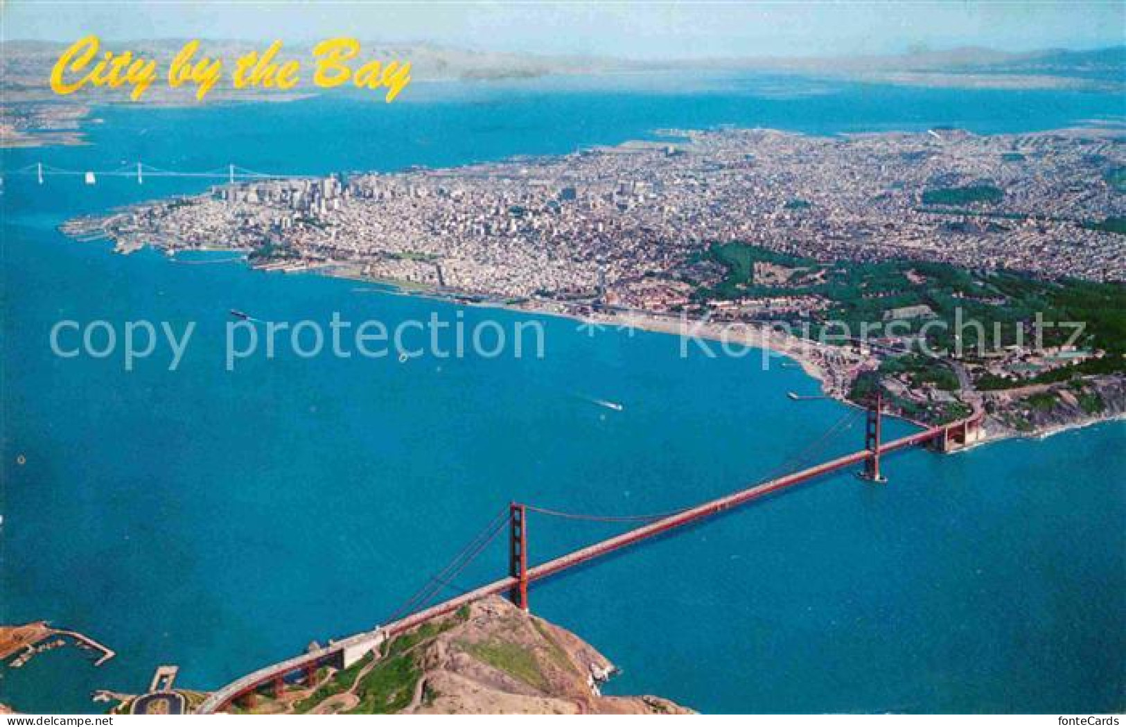 72739154 San_Francisco_California Air View Golden Gate Bridge - Sonstige & Ohne Zuordnung