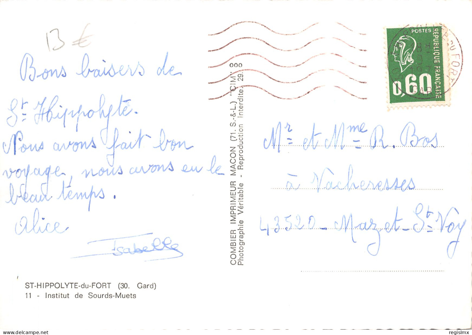 30-SAINT HIPPOLYTE DU FORT-N°T554-B/0125 - Other & Unclassified