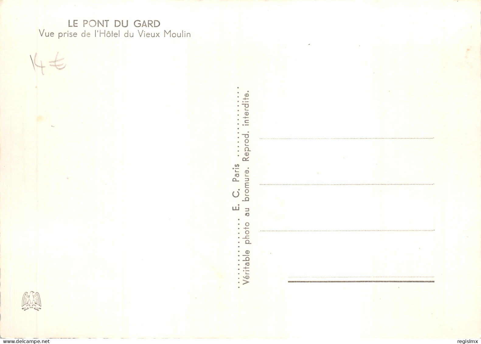 30-LE PONT DU GARD-N°T554-B/0123 - Other & Unclassified