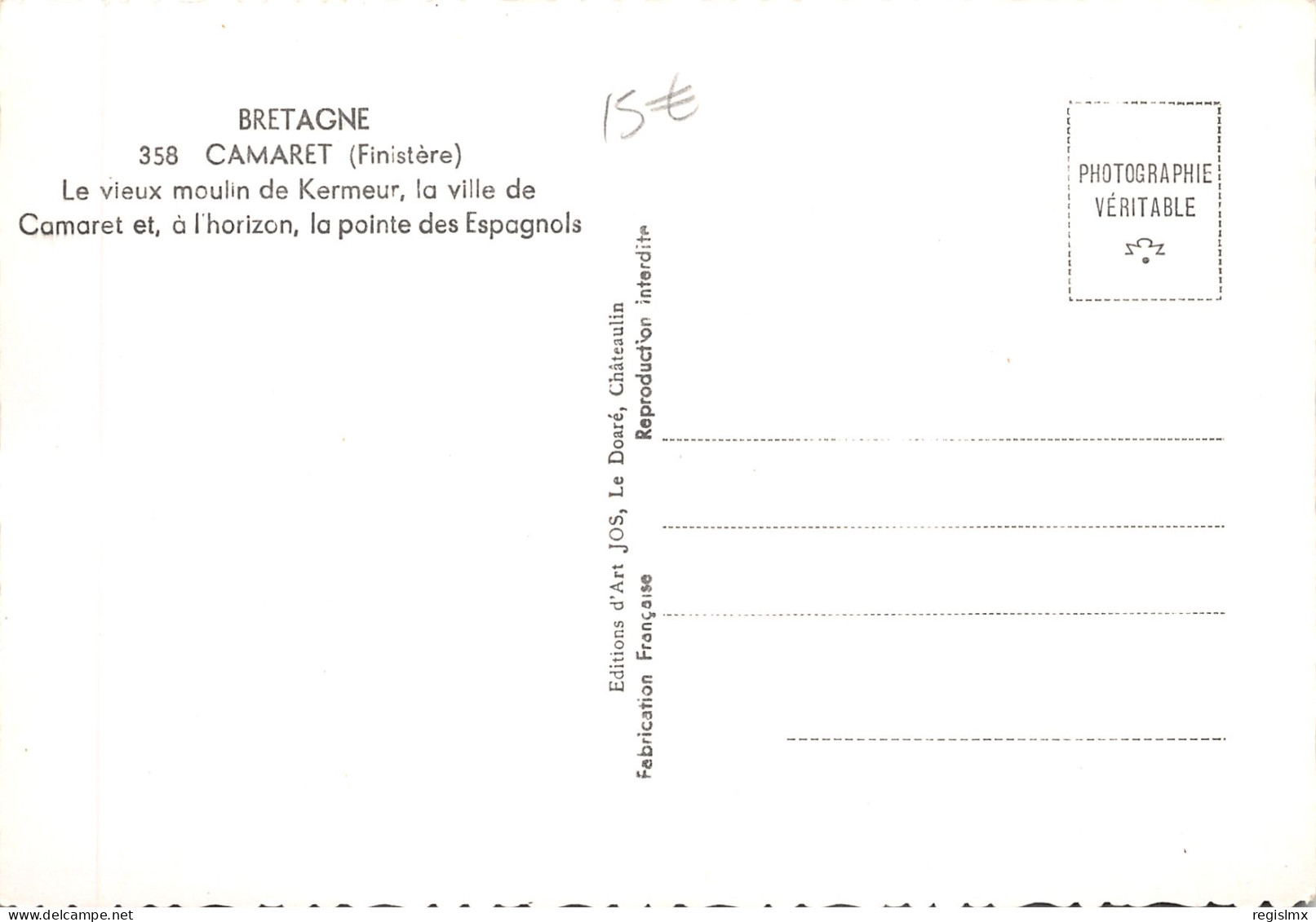29-CAMARET-N°T554-A/0147 - Camaret-sur-Mer