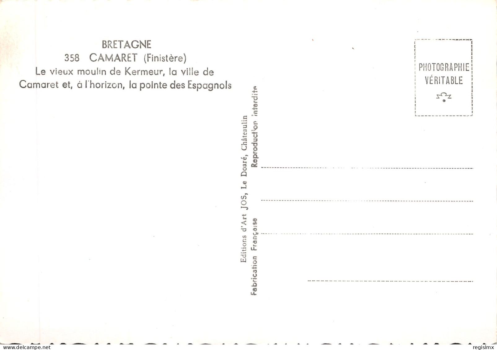 29-CAMARET-N°T554-A/0023 - Camaret-sur-Mer