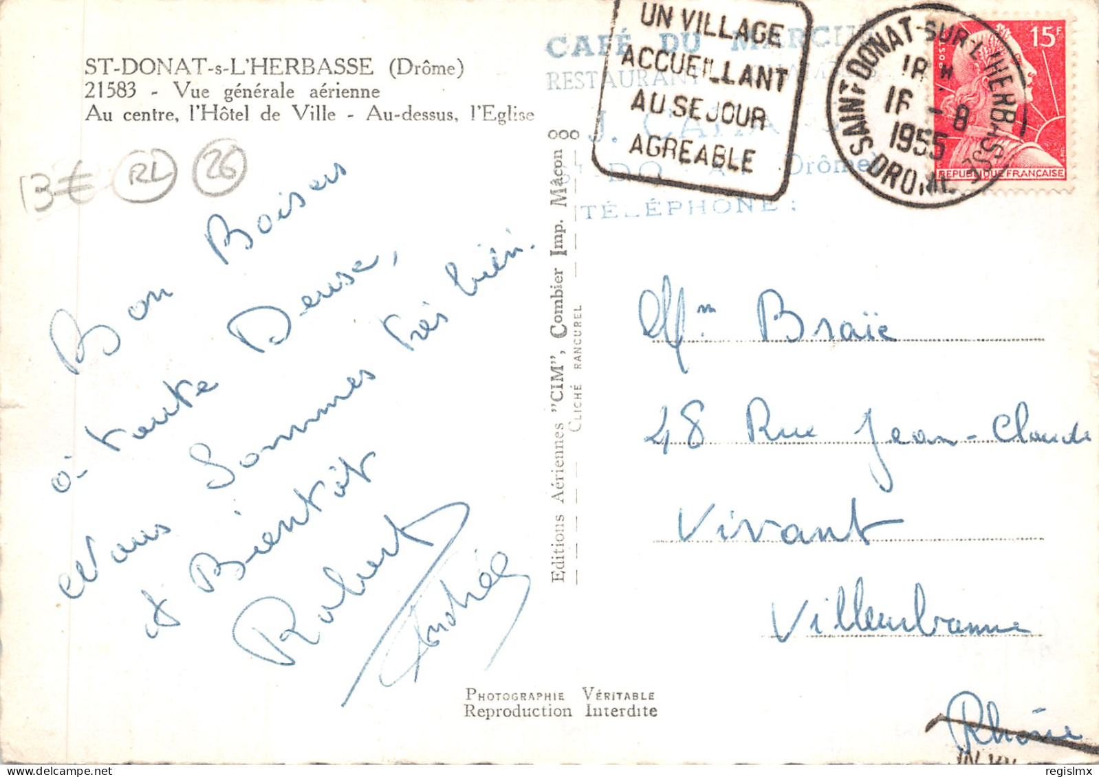 26-SAINT DONAT SUR L HERBASSE-N°T553-D/0083 - Autres & Non Classés