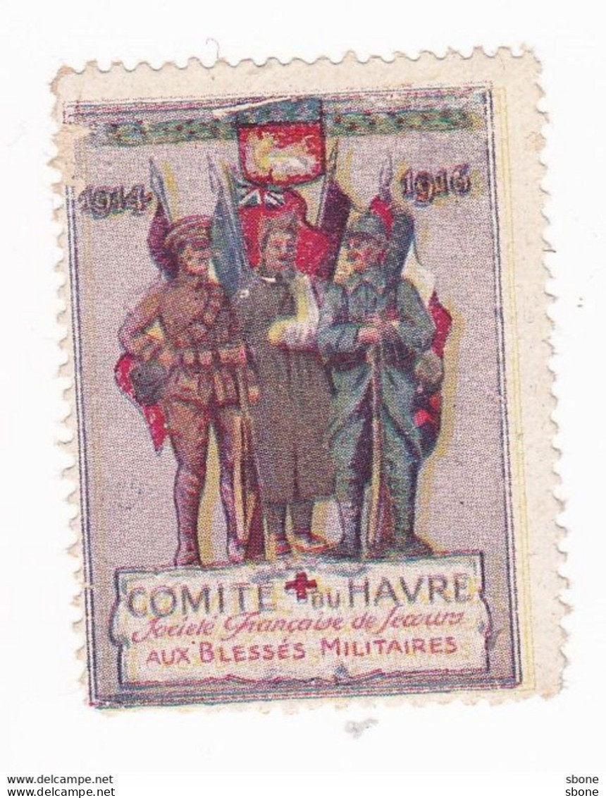 Vignette Militaire - Croix Rouge - Comité Du Havre - Military Heritage