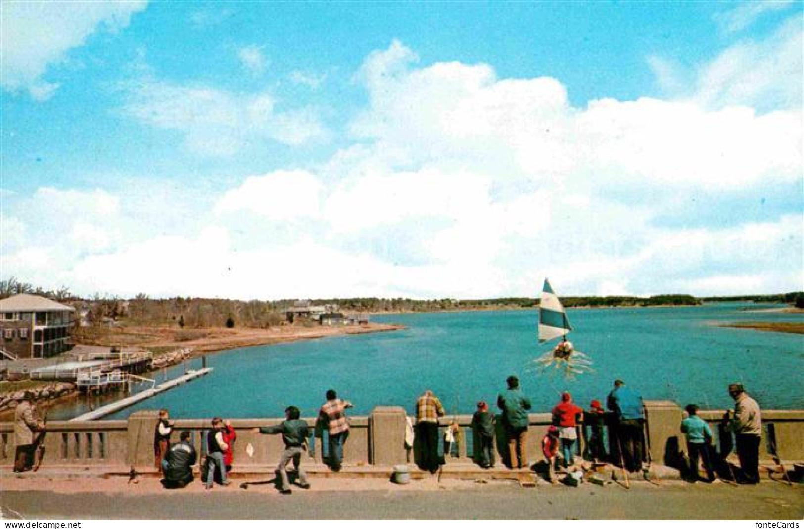 72735174 Cape Cod Mass. Fishing From Bass River Cape Cod Mass. - Sonstige & Ohne Zuordnung