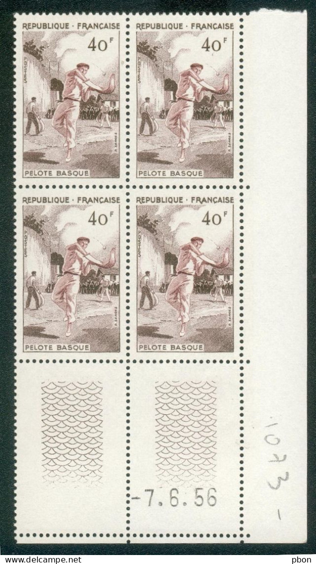 Lot 1095 France Coin Daté N° 1073 Du 7/6/1956 (**) - 1950-1959