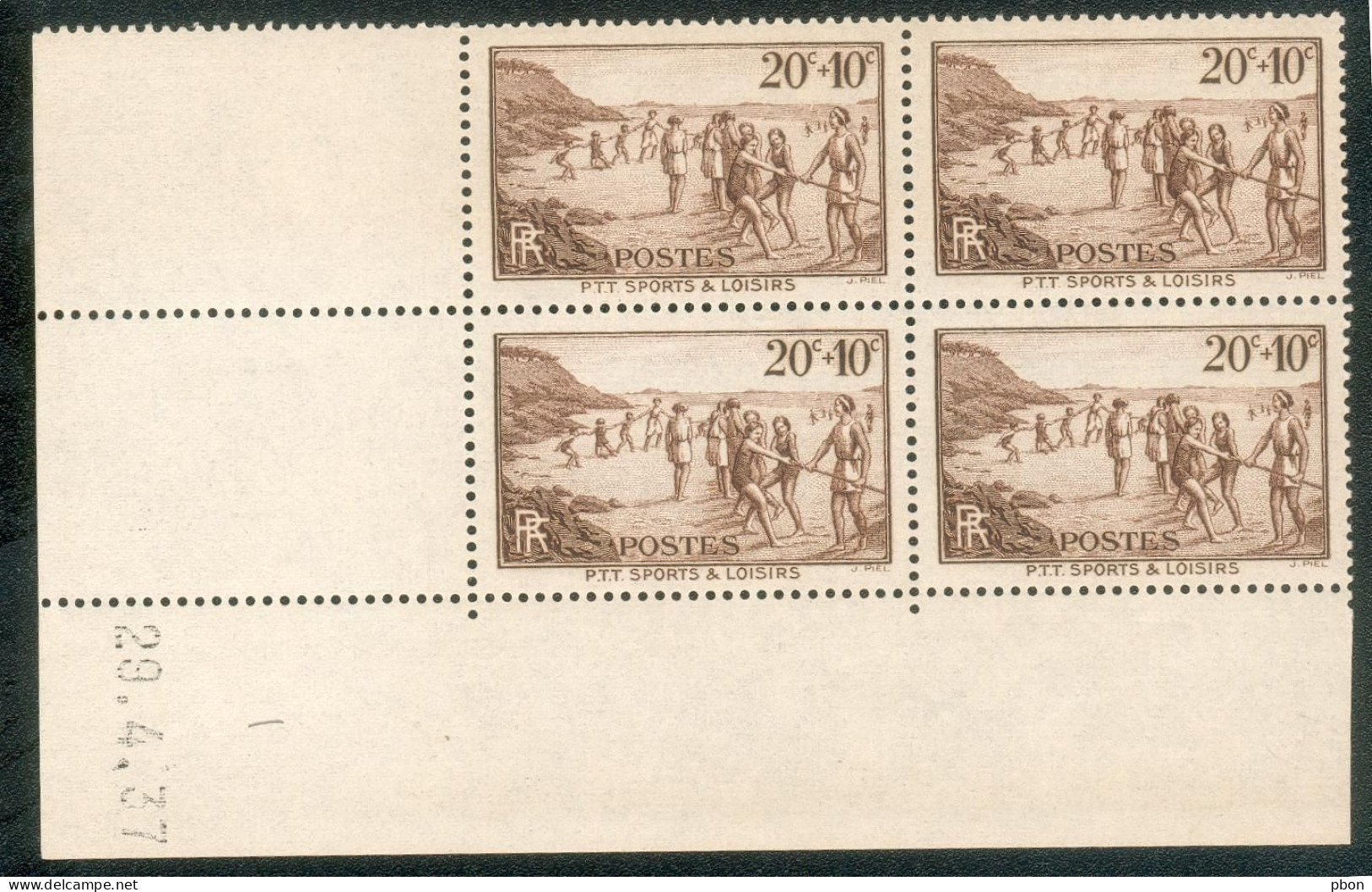 Lot 475 France Coin Daté N° 345 Du 29/4/1937 (**) - 1930-1939