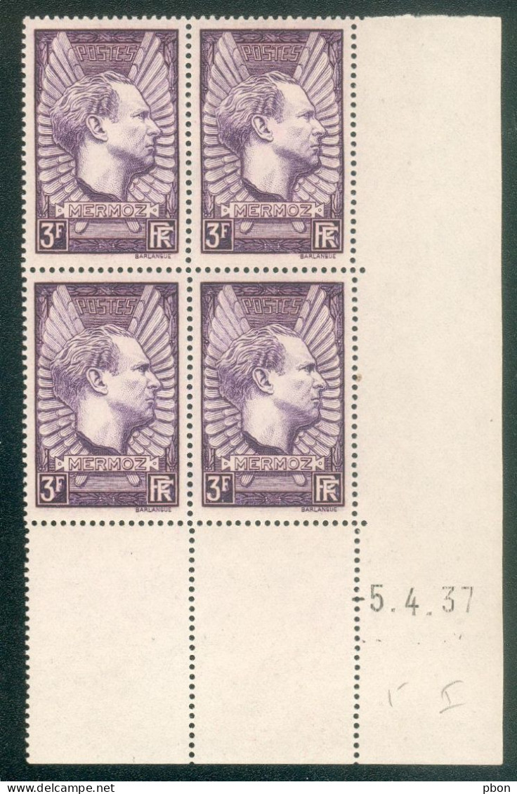Lot 464 France Coin Daté N° 338 Du 5/4/1937 (**) - 1930-1939