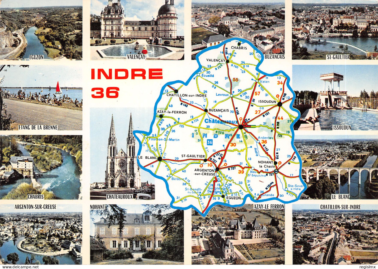 36-PANORAMA DE L INDRE-N°T555-A/0077 - Sonstige & Ohne Zuordnung