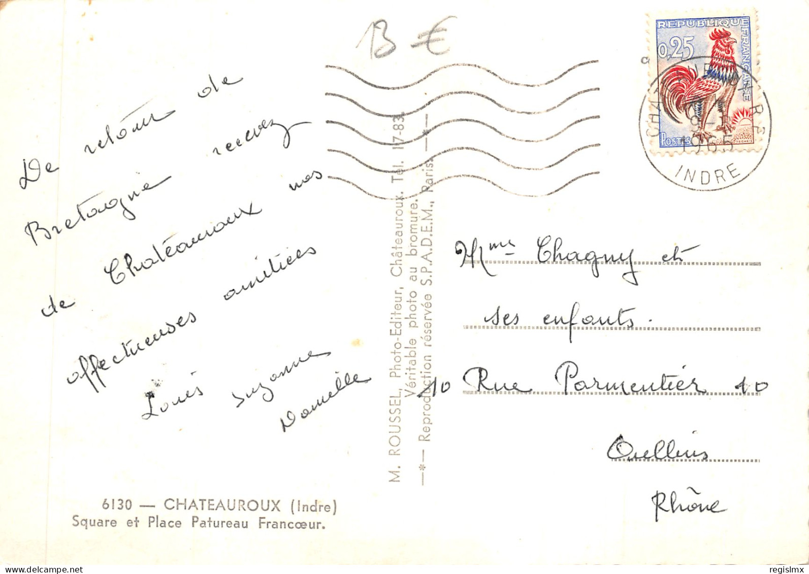 36-CHATEAUROUX-N°T555-A/0011 - Chateauroux