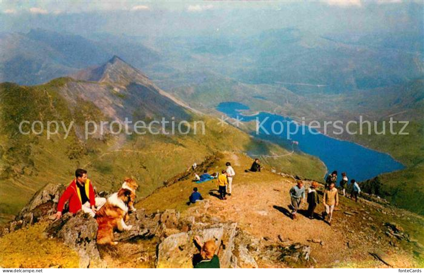 72724425 Snowdon View From Summit Of Snowdon Snowdon - Sonstige & Ohne Zuordnung