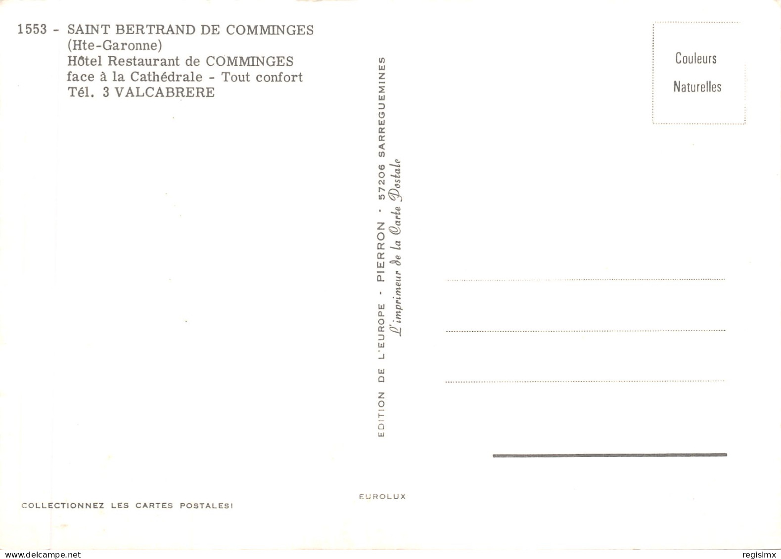 31-SAINT BERTRAND DE COMMINGES-N°T554-B/0307 - Saint Bertrand De Comminges