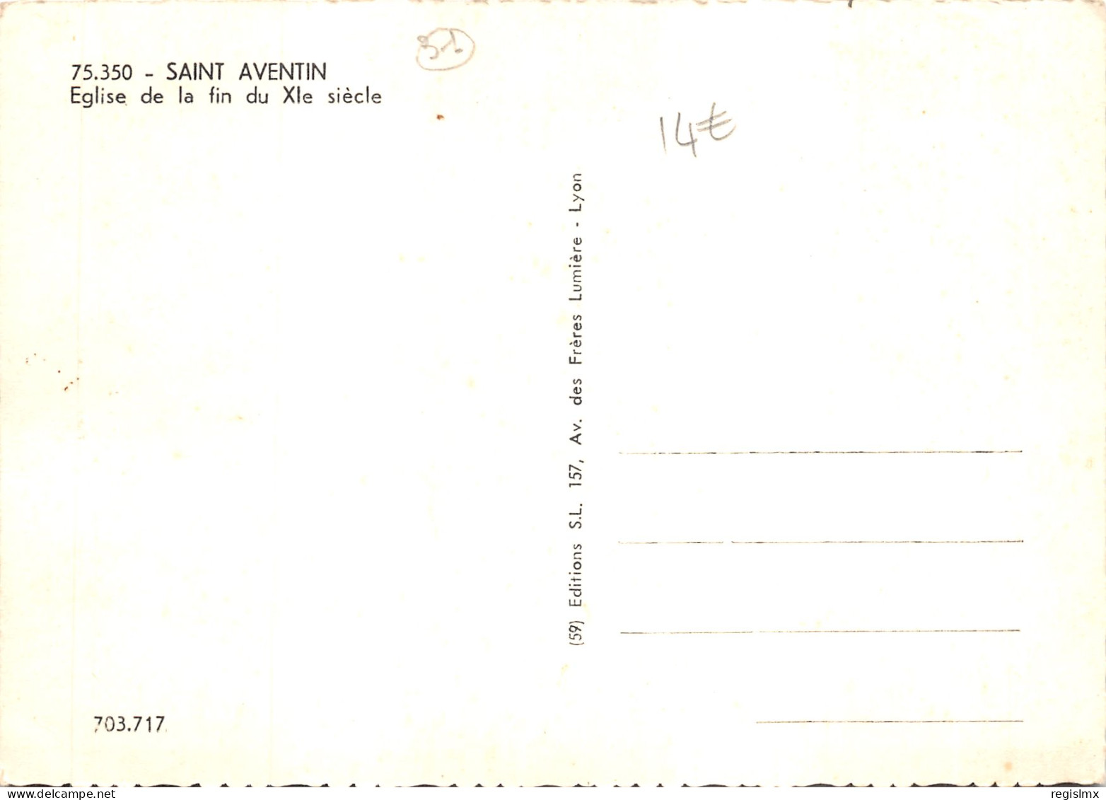 31-SAINT AVENTIN-N°T554-B/0273 - Andere & Zonder Classificatie