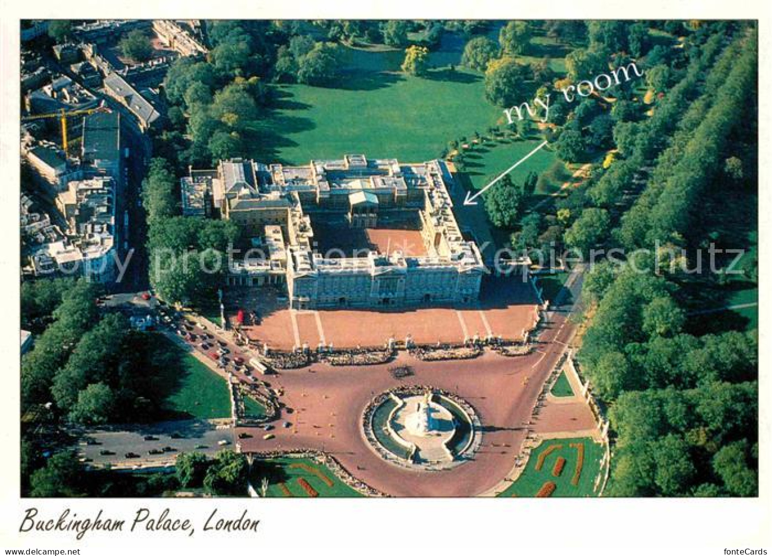 72720646 London Buckingham Palace Luftaufnahme - Andere & Zonder Classificatie