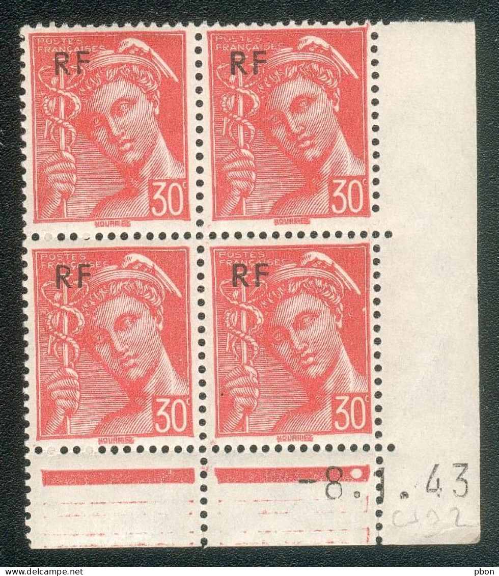 Lot 6328 France Coin Daté Mercure N°658 (**) - 1940-1949