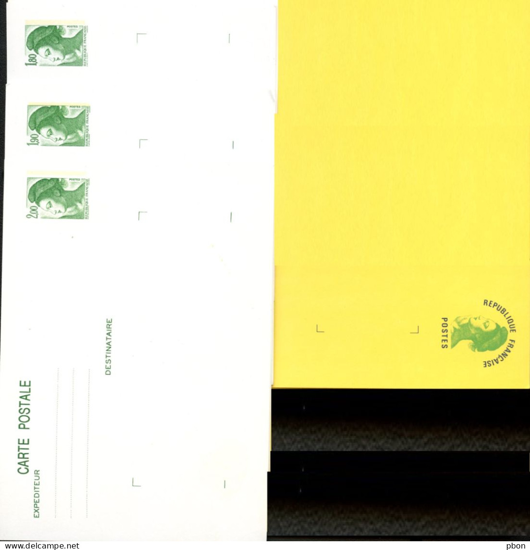 Lot Z168 France 4 Entiers Liberté (**) - Cartoline Postali E Su Commissione Privata TSC (ante 1995)