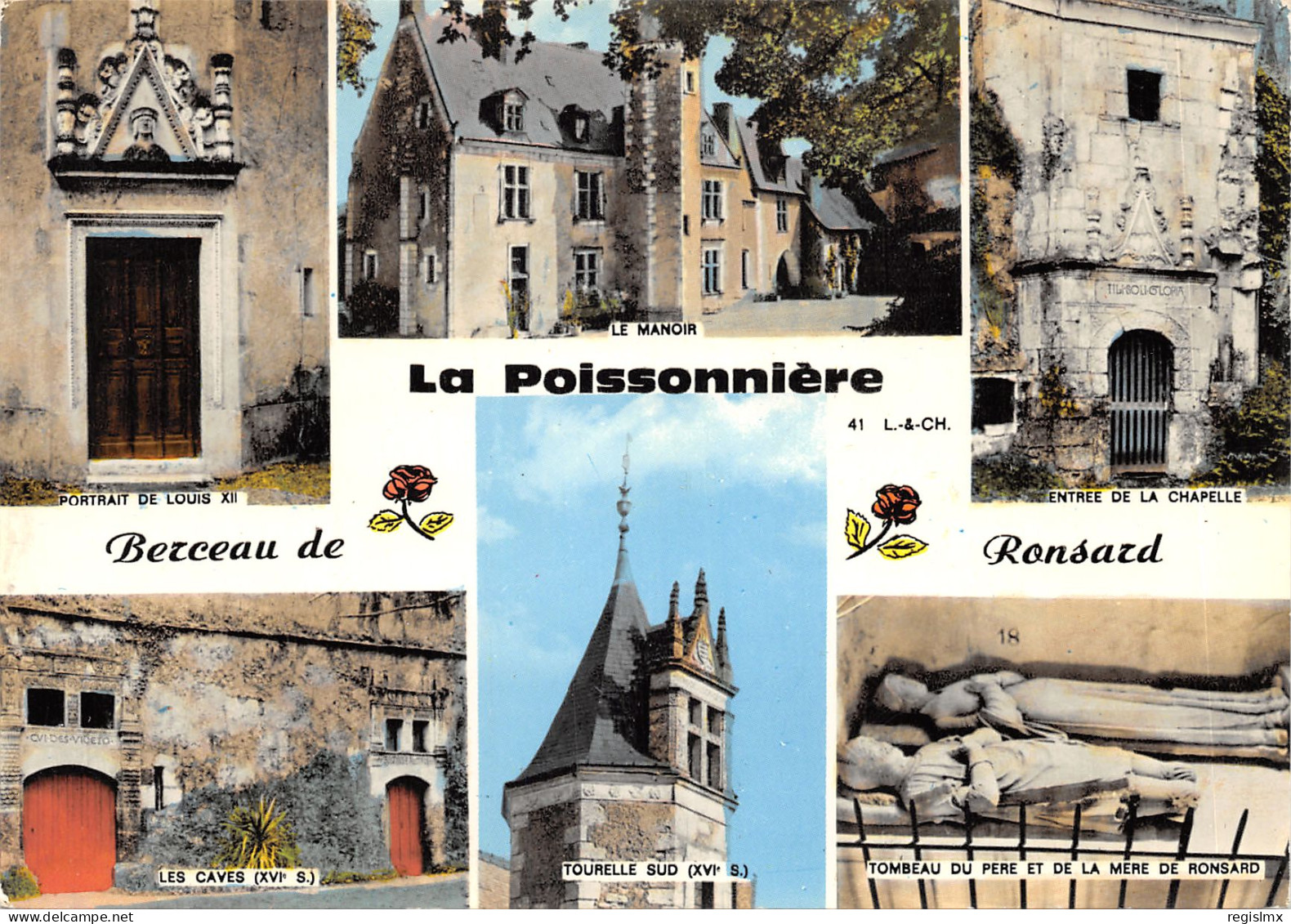 41-COUTURE SUR LOIR-MANOIR DE LA POISSONNIERE-N°T556-A/0349 - Autres & Non Classés