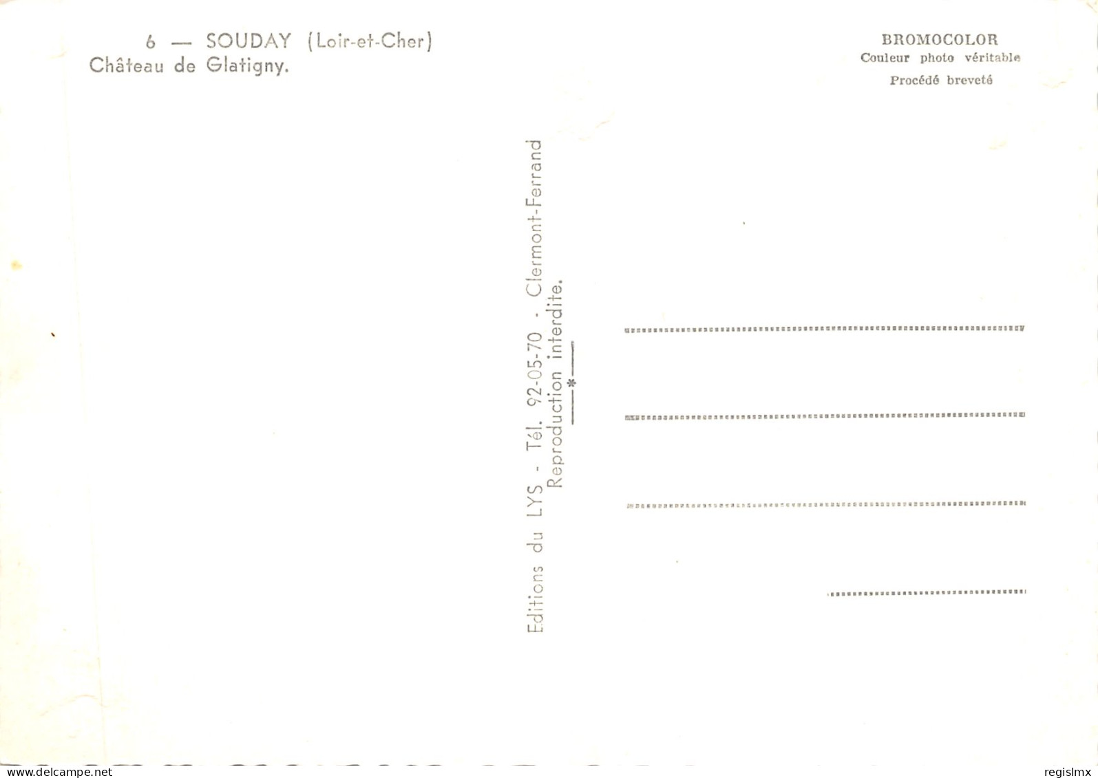 41-SOUDAY-CHÂTEAU DE GLATIGNY-N°T556-A/0303 - Sonstige & Ohne Zuordnung