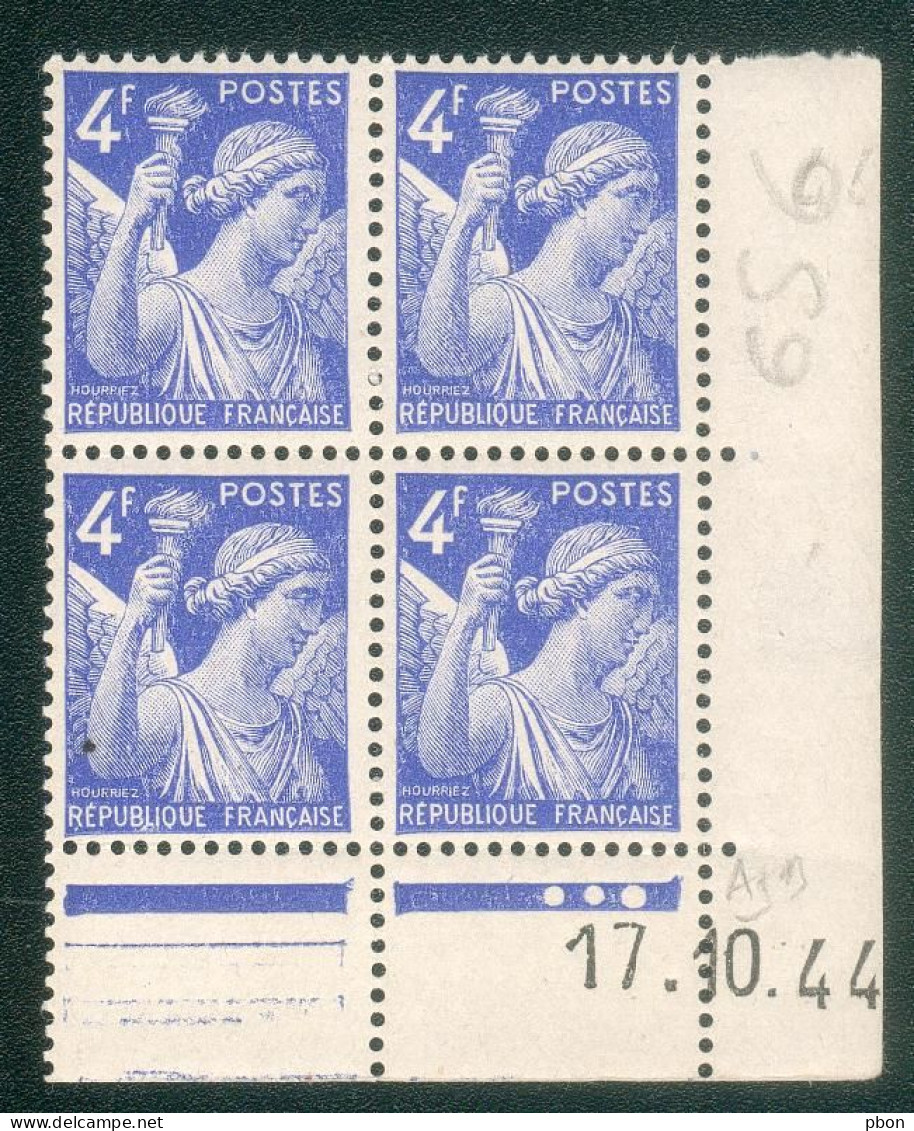 Lot C399 France Coin Daté Iris N°656(**) - 1940-1949